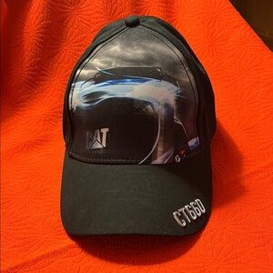Caterpillar Black and Blue Men's Hat